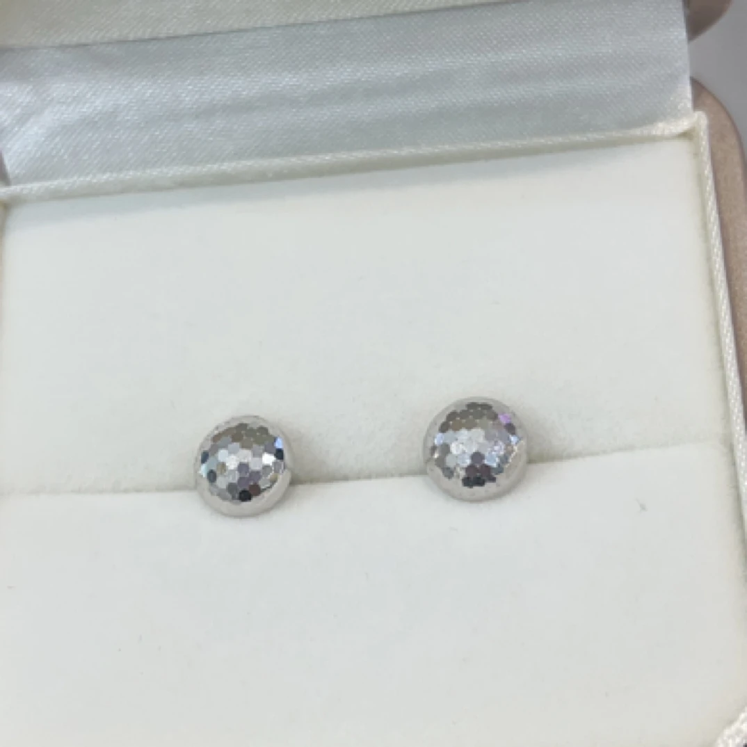 耳钉铂金pt950 铂