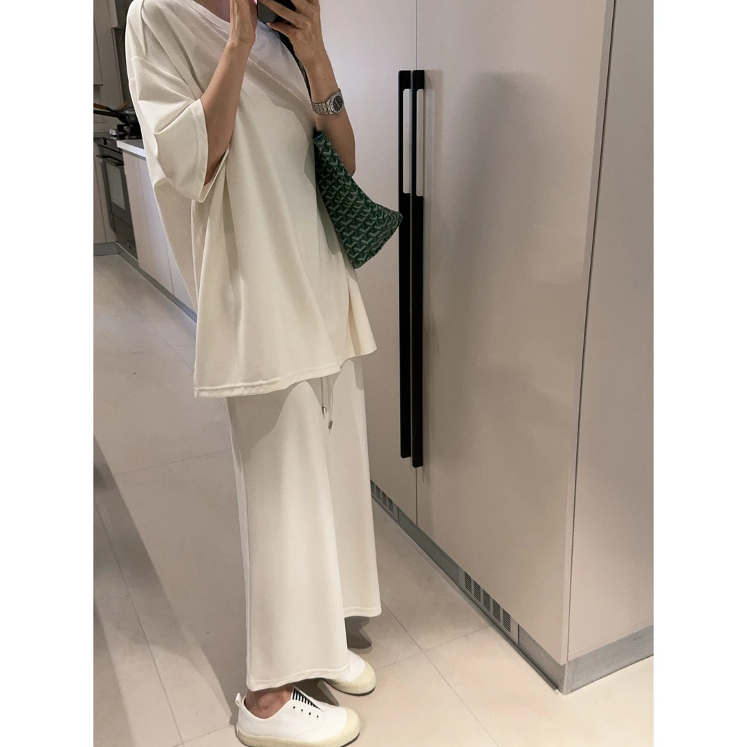 ［IAMMEIYA］-大骨架穿搭荷栀休闲半裙套装7512