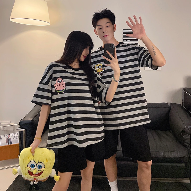 情侣睡衣2025新款一男一女夏季短袖短裤套装两套组合装薄款家居服