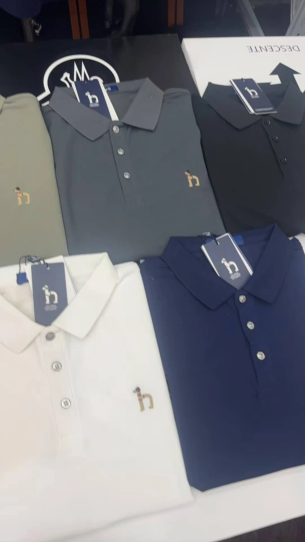 2025时尚高端定制纯色polo衫刺绣夏季纯棉短袖上衣