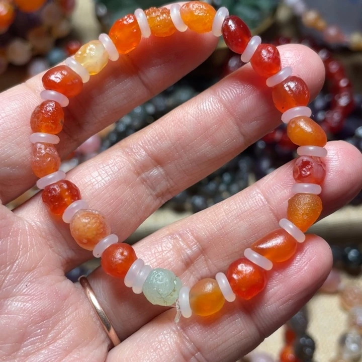 玛瑙/玉髓未镶嵌手链