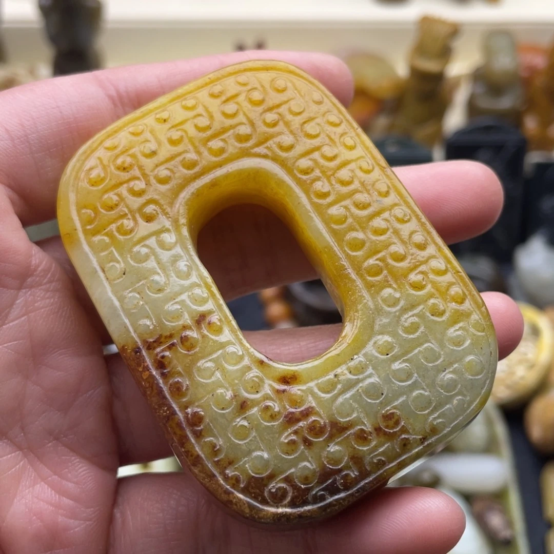 蛇纹石玉未镶嵌颈饰36