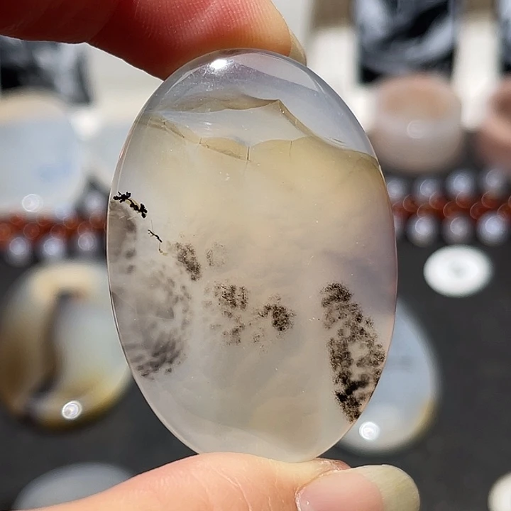 玛瑙/玉髓未镶嵌吊坠(不含链)