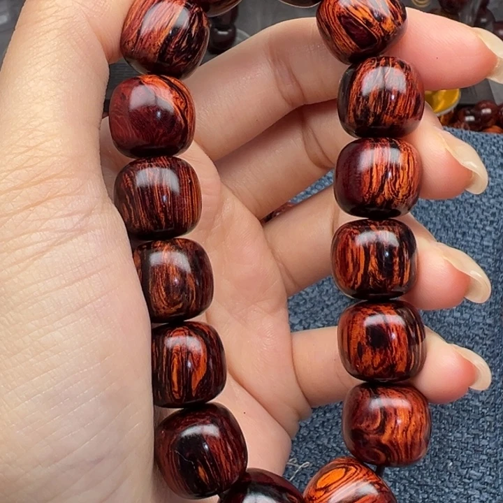 玄***艺藤类海南红降碳化料火焰纹1314老型