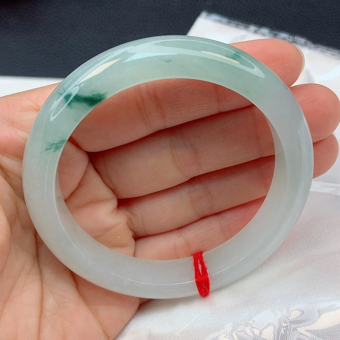 未镶嵌手镯翡翠55圈