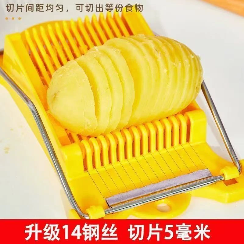 【新升级0.5厚度】土豆切片器切土豆片神器午餐肉水果黄瓜304不锈钢