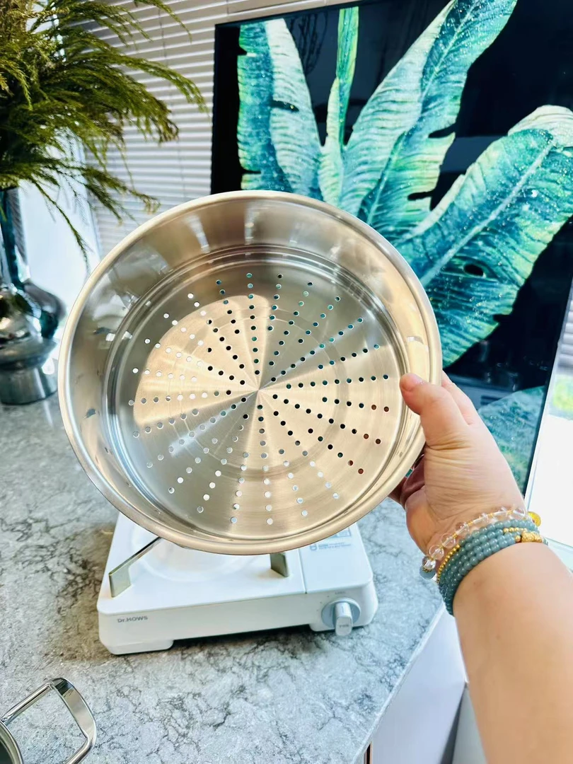 JU24口径5层蒸屉 24cm✖9cm 底23cm 重约0.65公斤