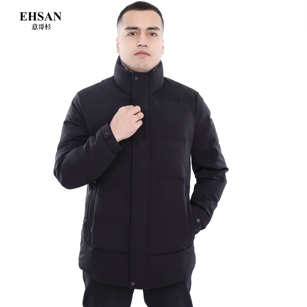 ECM25018男款保暖男士短款外穿羽绒服时尚防风加厚立领商务