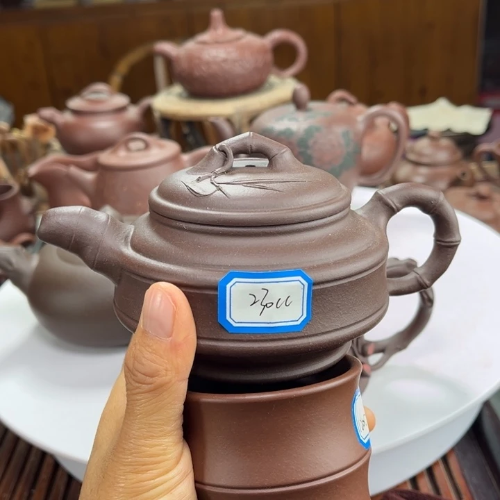 茶壶紫砂紫砂花茶