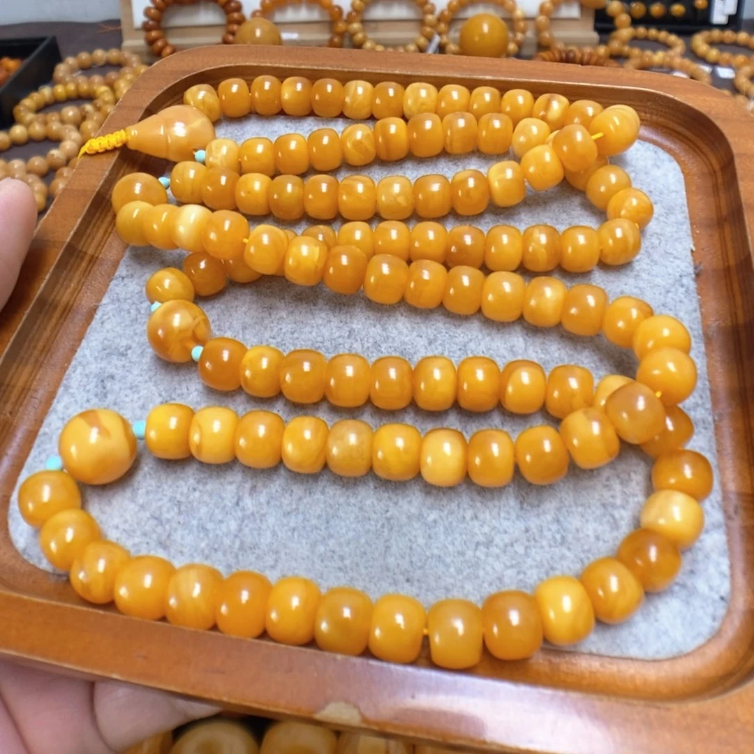 蜜蜡手串未镶嵌蜜蜡