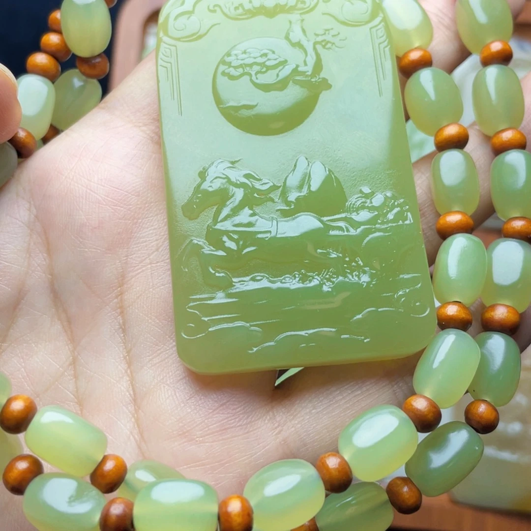狂*新疆昆仑山料牌形