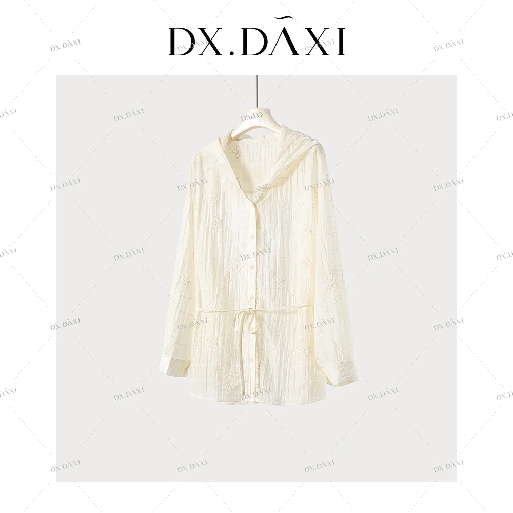 代大喜【花语】衬衫女2025新款爆款洋气外套休闲百搭开衫长袖上衣