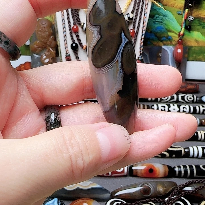 玛瑙/玉髓合金珠宝半成品