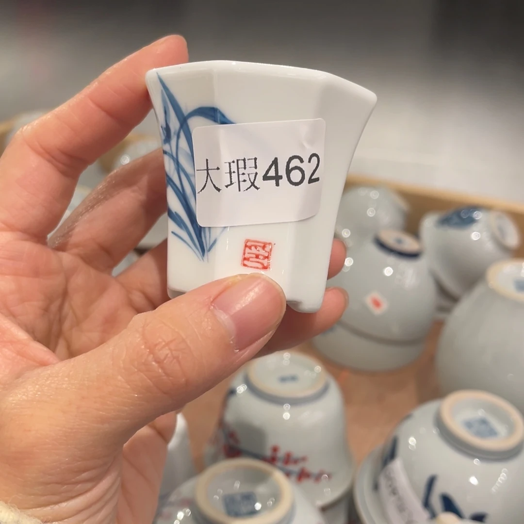 有瑕釉下彩纯手绘