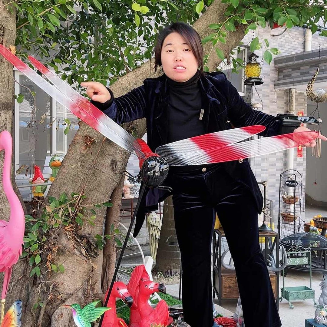 【闪购商品】无铅玻璃花园摆件&000&