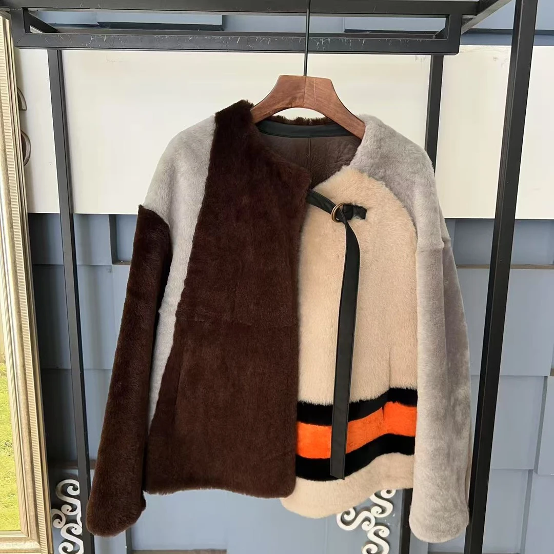 【DCP•Flagship store】85039 2024新款皮毛一体外套