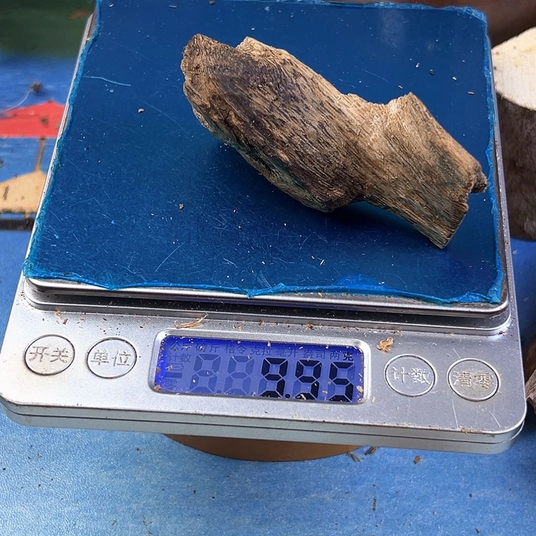 香料绿奇楠虫漏白棋9克