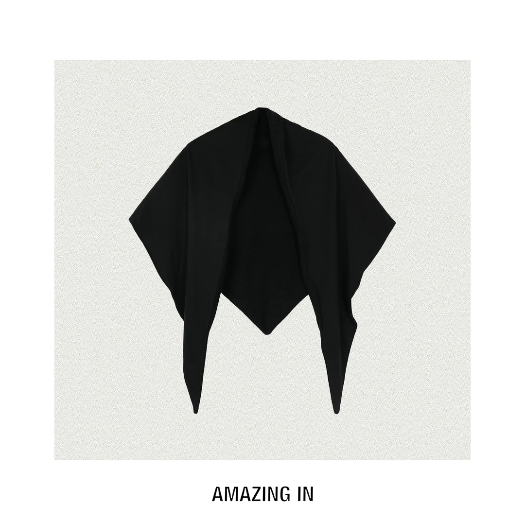 AMAZING IN | 1oo%羊毛x棉 | 双层针织披肩 A250911-AI59DCT4536