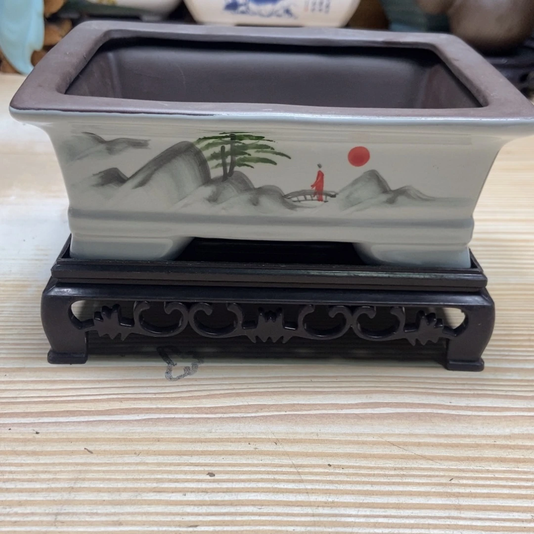瓷片陶瓷花盆陶瓷艺术