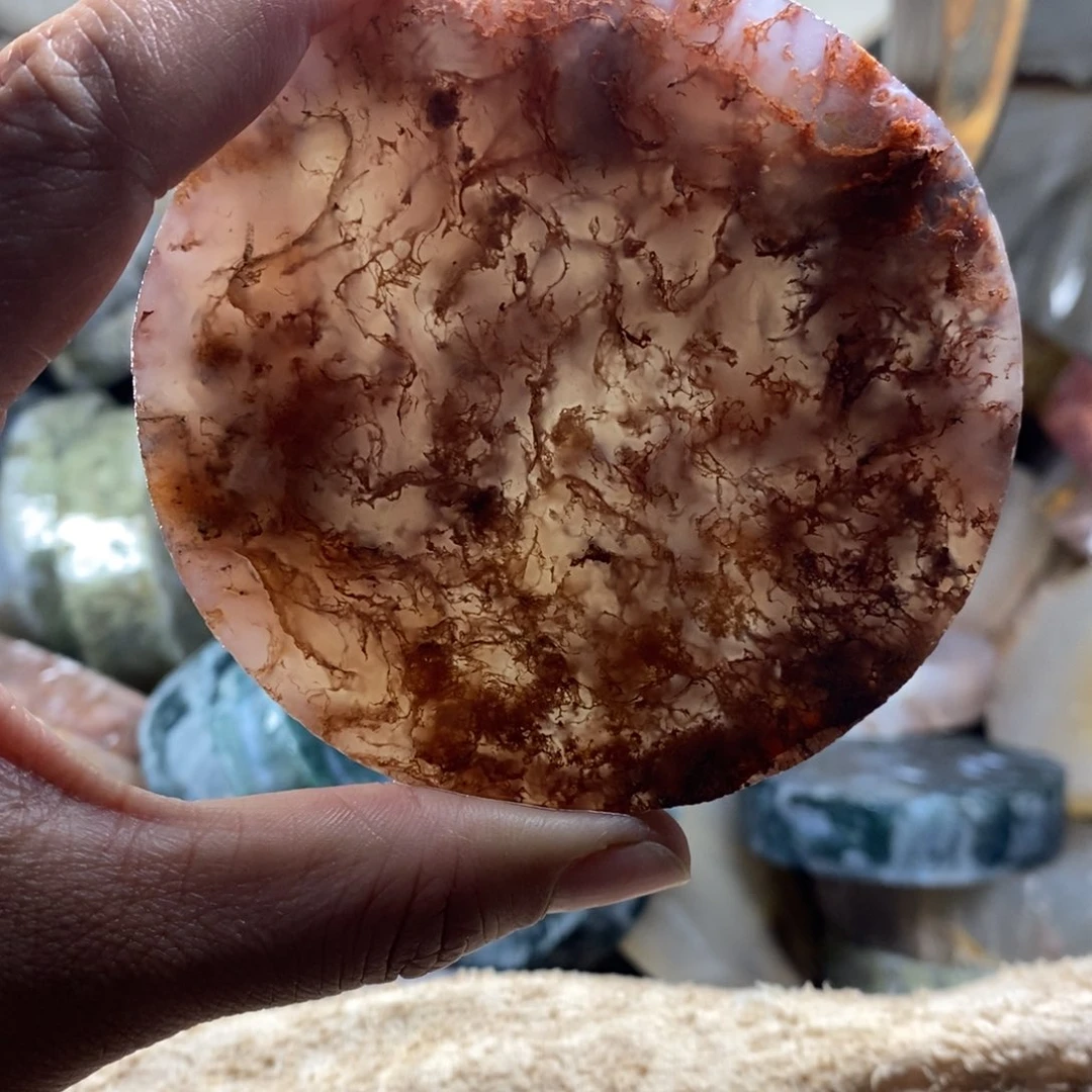 定制玛瑙雅*子圆牌一个