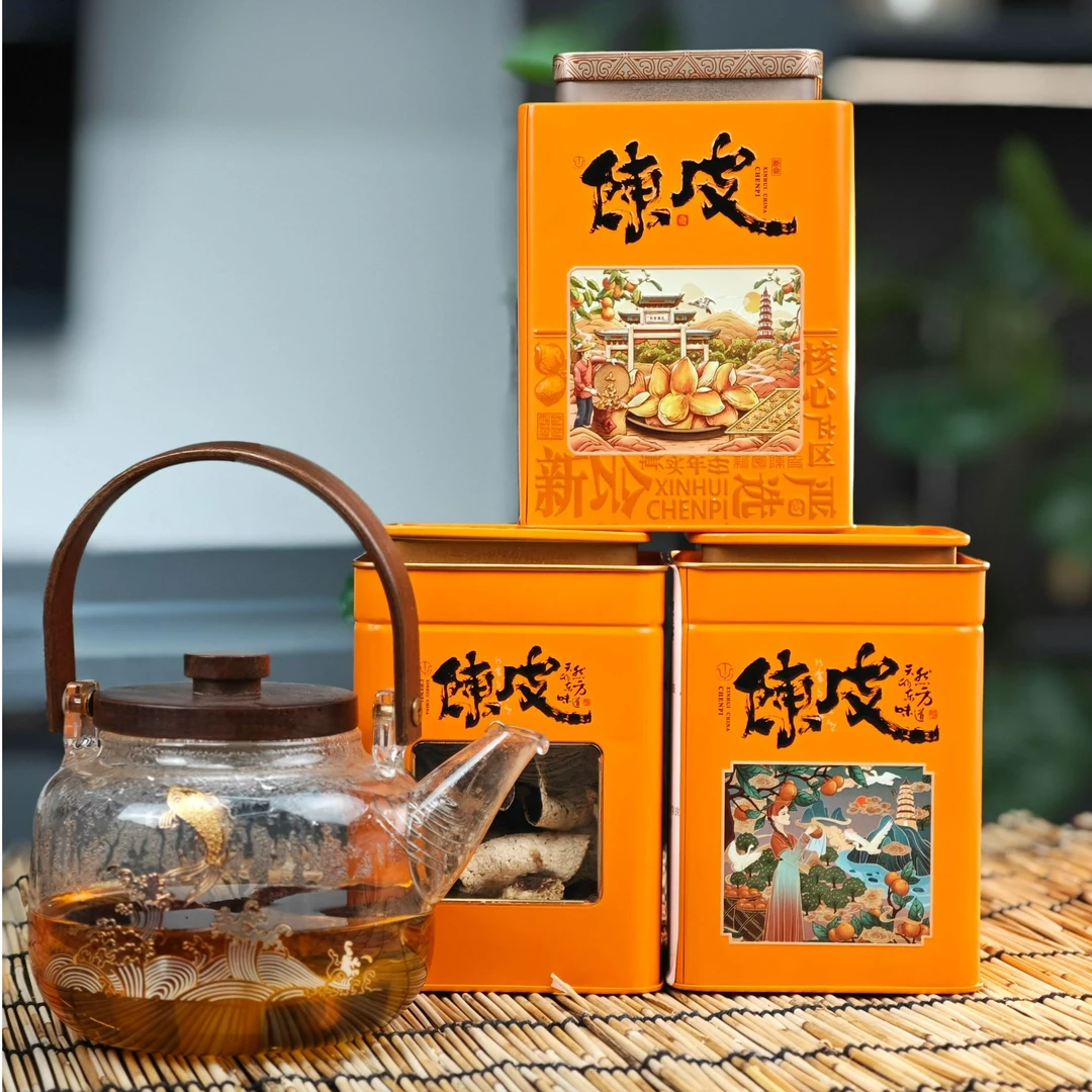 广东新会茶坑2010年原枝老陈皮/农户货天然生晒