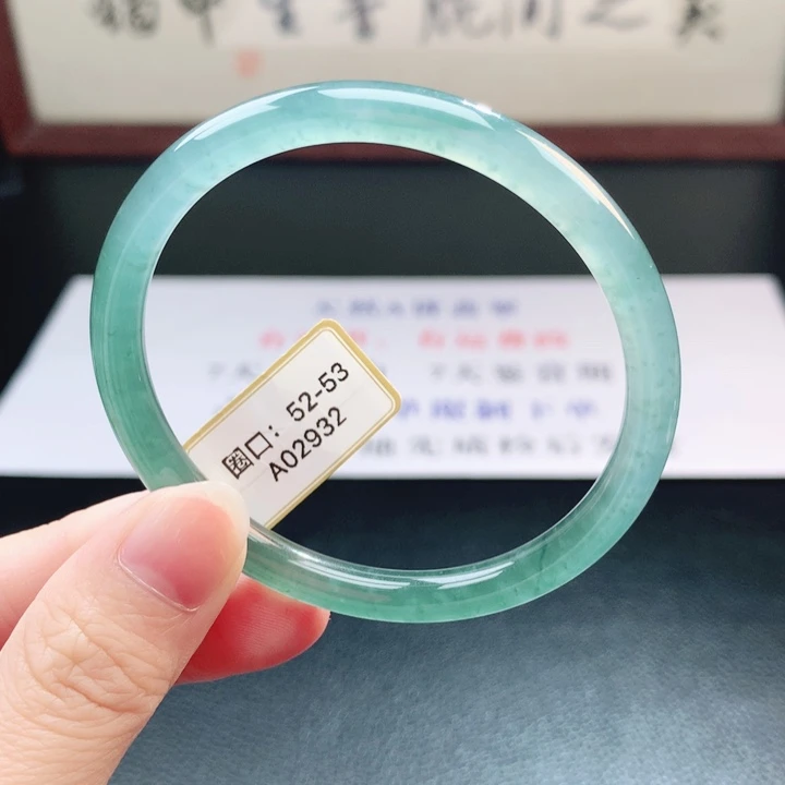翡翠未镶嵌手镯翡翠手镯54