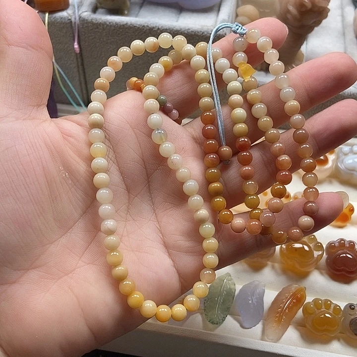 未镶嵌毛衣链玛瑙/玉髓