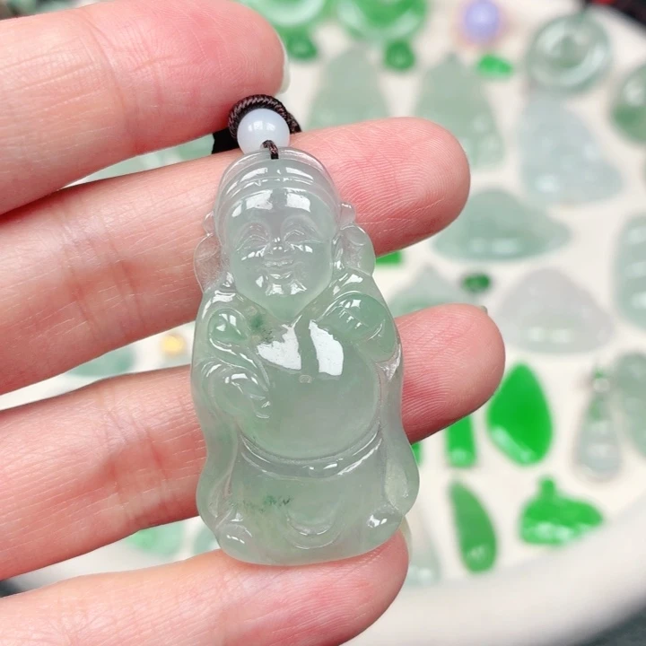 颈饰未镶嵌翡翠缅甸天然A货翡翠