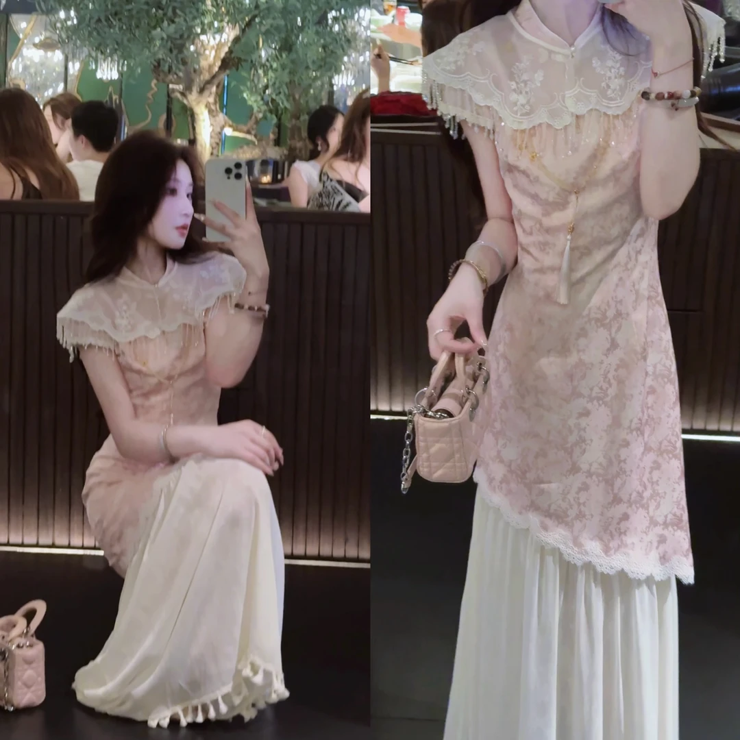 【婷婷】《海棠花开》刺绣国风显瘦贵气旗袍 TTZ2SX608【Q】