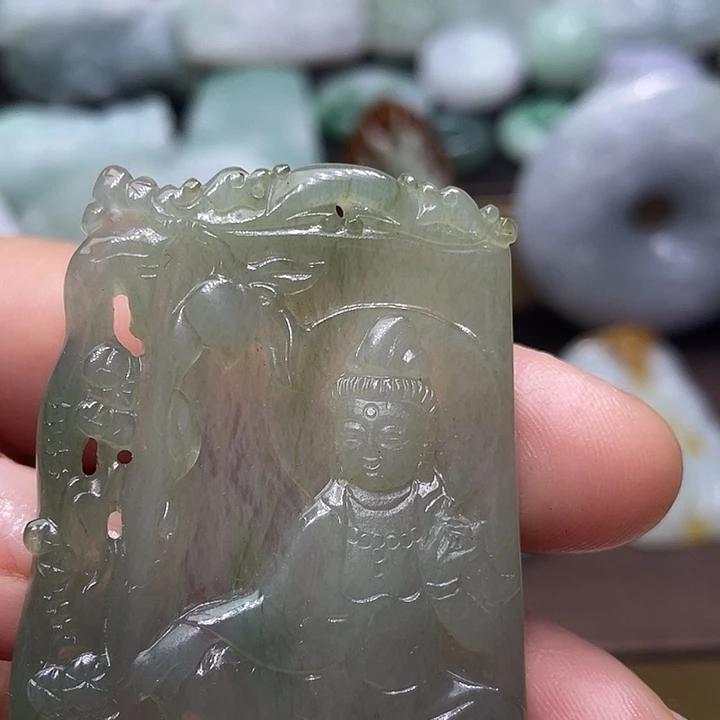 定制翡翠未镶嵌缅甸翡翠吊坠翡翠吊坠