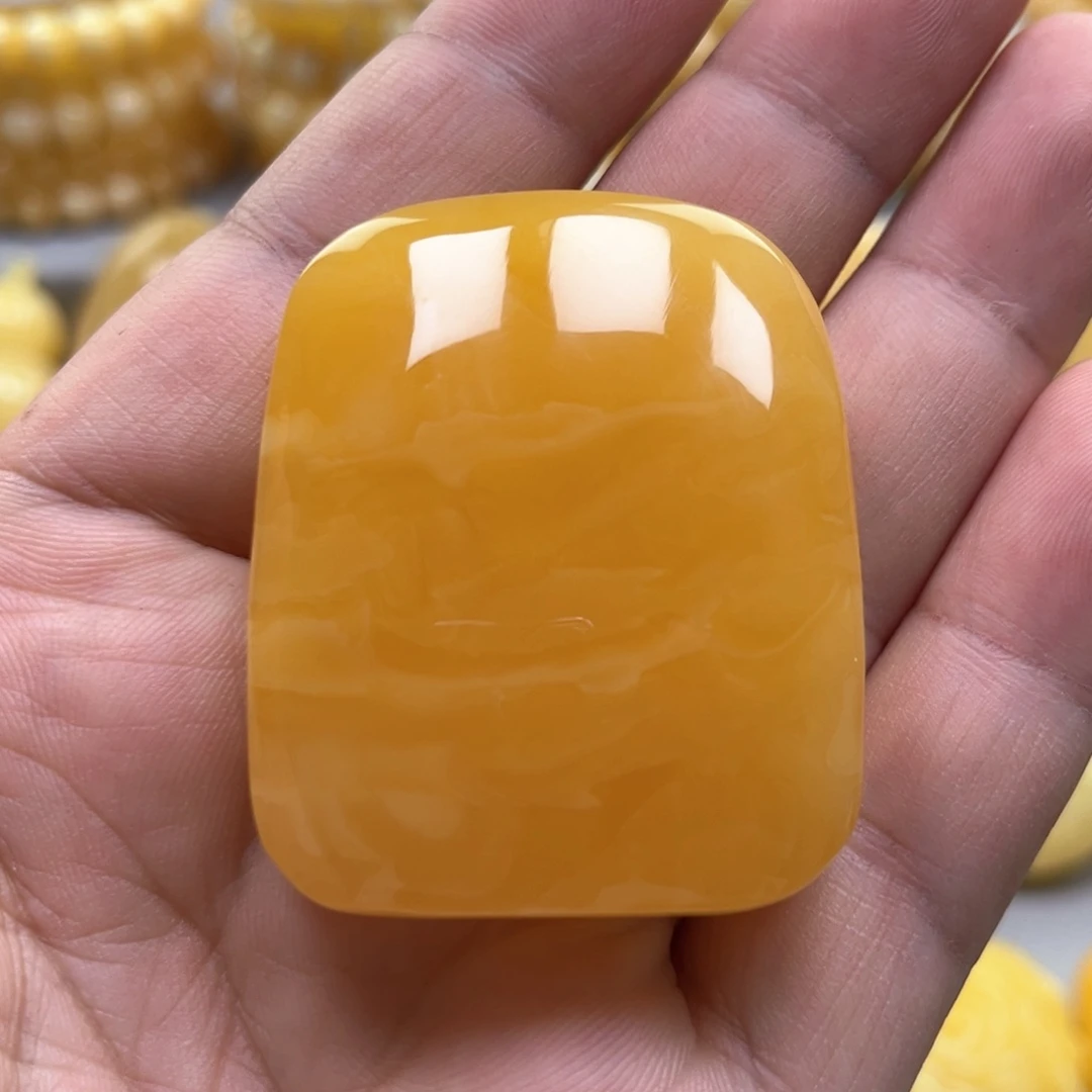 琥珀颈饰未镶嵌吊坠