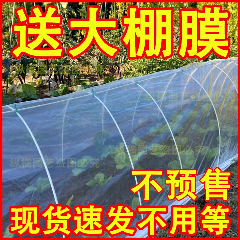 【极速发货送大棚膜】小拱棚农用弯管家用农用工具蔬菜架子保温保暖