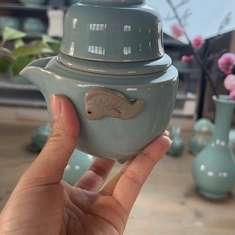 杯汝瓷快客杯微瑕福利