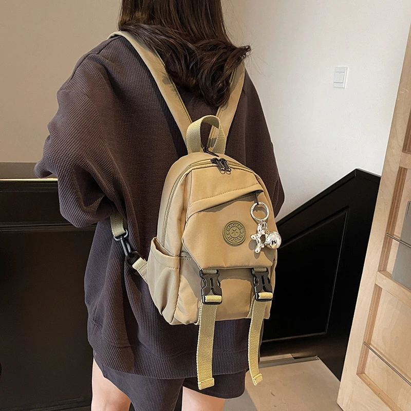 多功能百搭出游小背包女轻便单肩包斜挎胸包大学生户外旅行双肩包