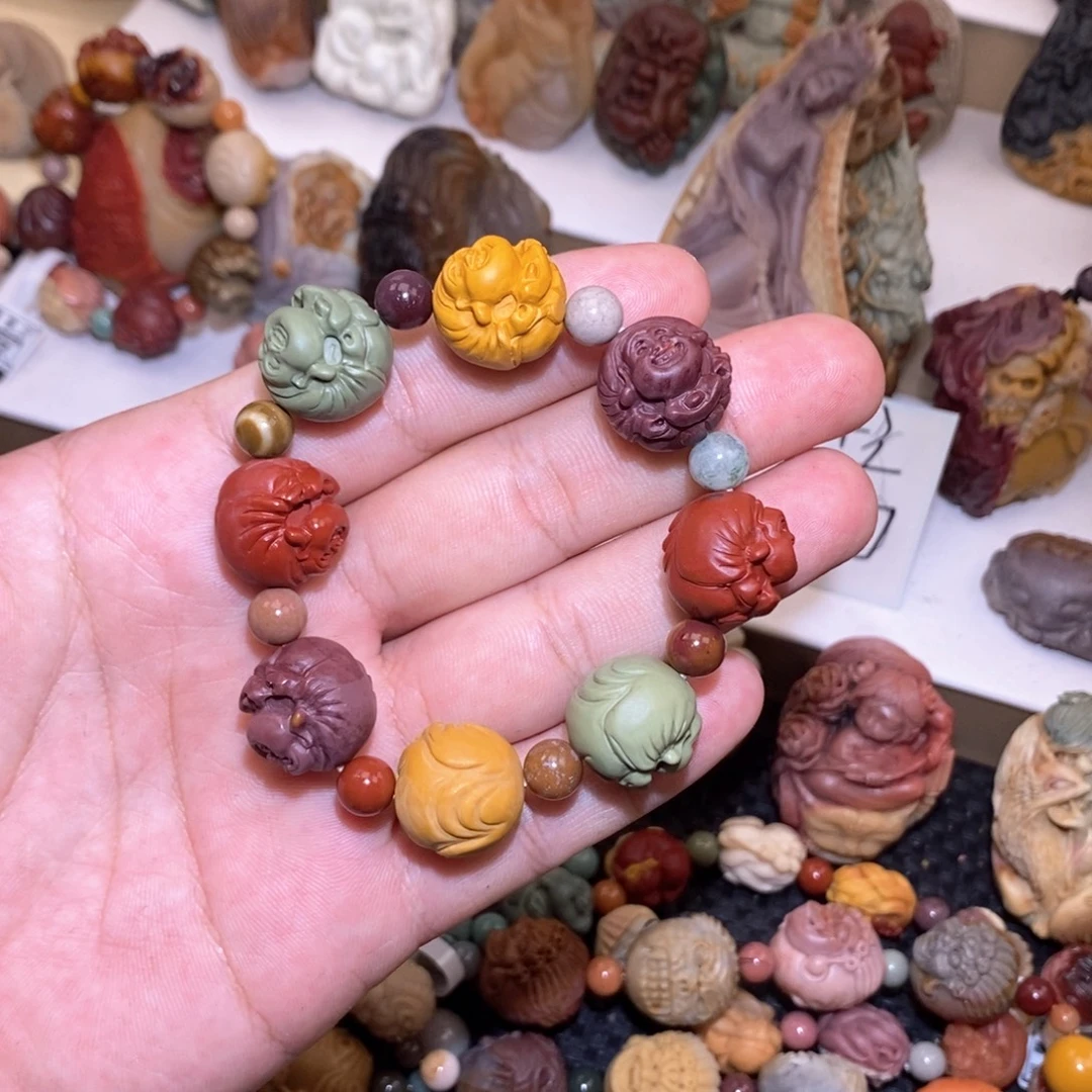 石英质玉（阿拉善玉）未镶嵌手链