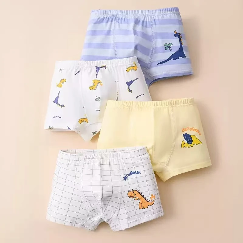 儿童纯棉内裤男孩内裤男女儿童内裤大男童孩子平角四角短裤