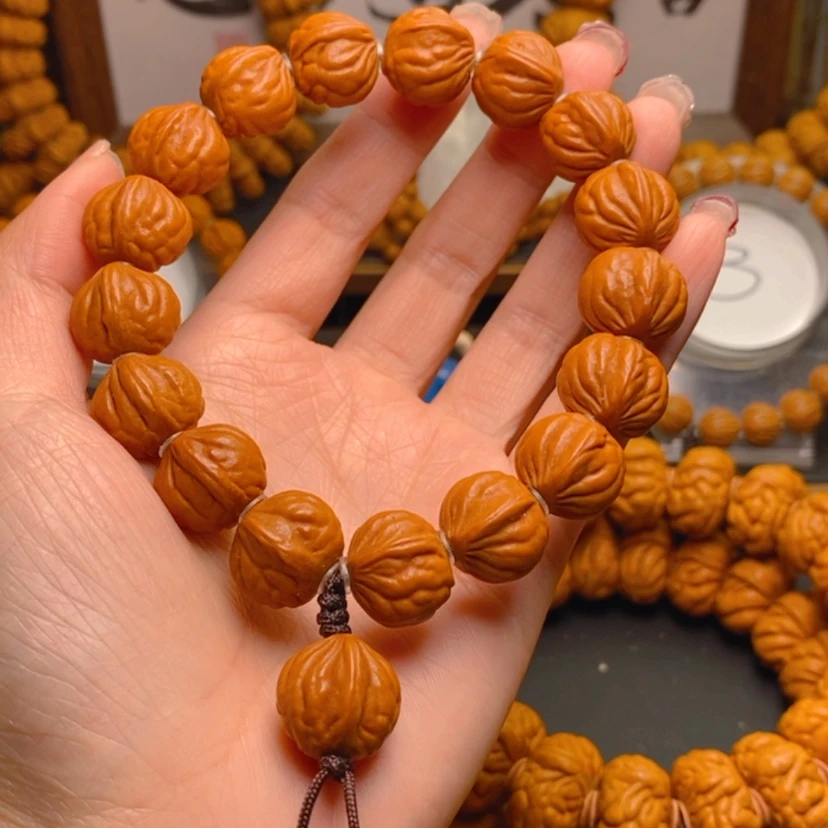 【闪购商品】桃核手串潇*潇龙文桃核