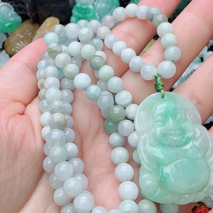 和田玉未镶嵌颈饰天然A货54