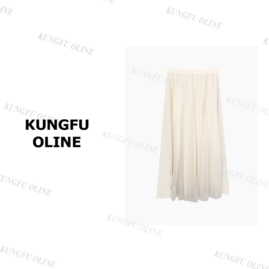 【小妖】QZ3504时尚显瘦百搭简约2025新款裙子休闲气质半身裙