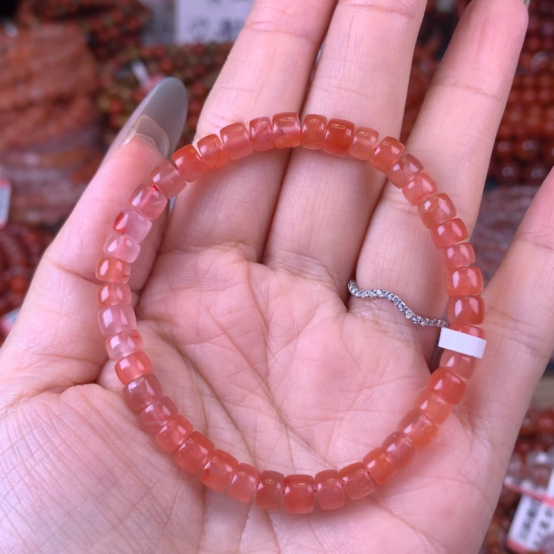 未镶嵌手链南红玛瑙40号直切卡5.8