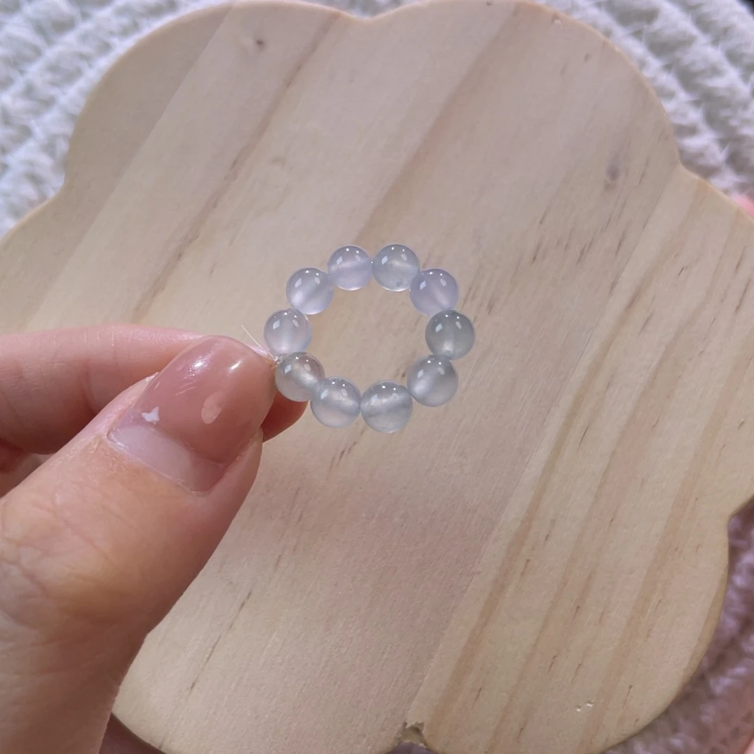 翡翠散珠天然缅a散珠10颗