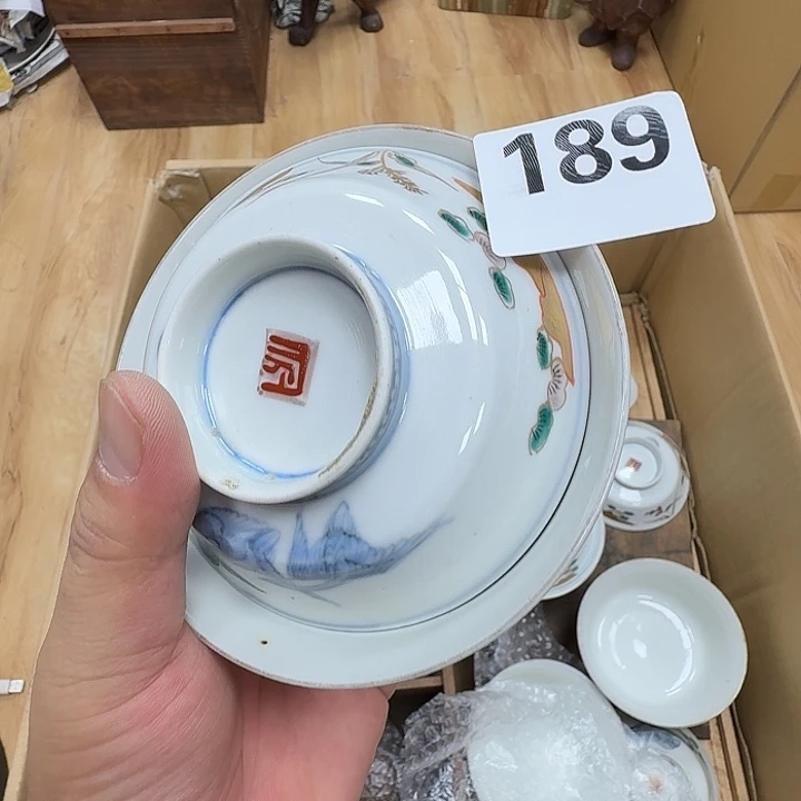 瓷片工艺品摆件瓷器摆件正能量
