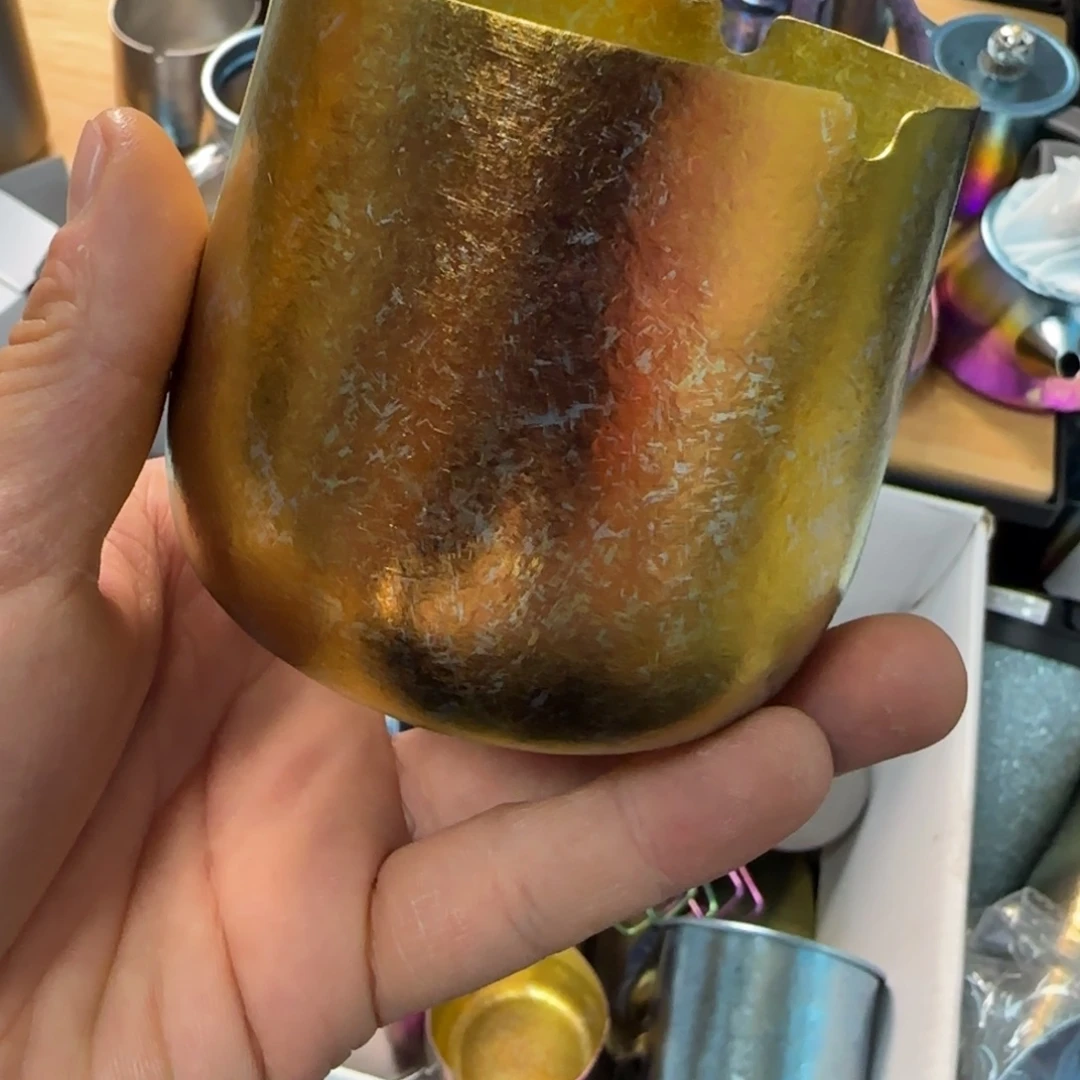 金属烟灰缸微瑕玫瑰粉