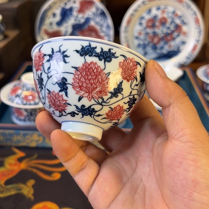 摆件景德镇手工手绘