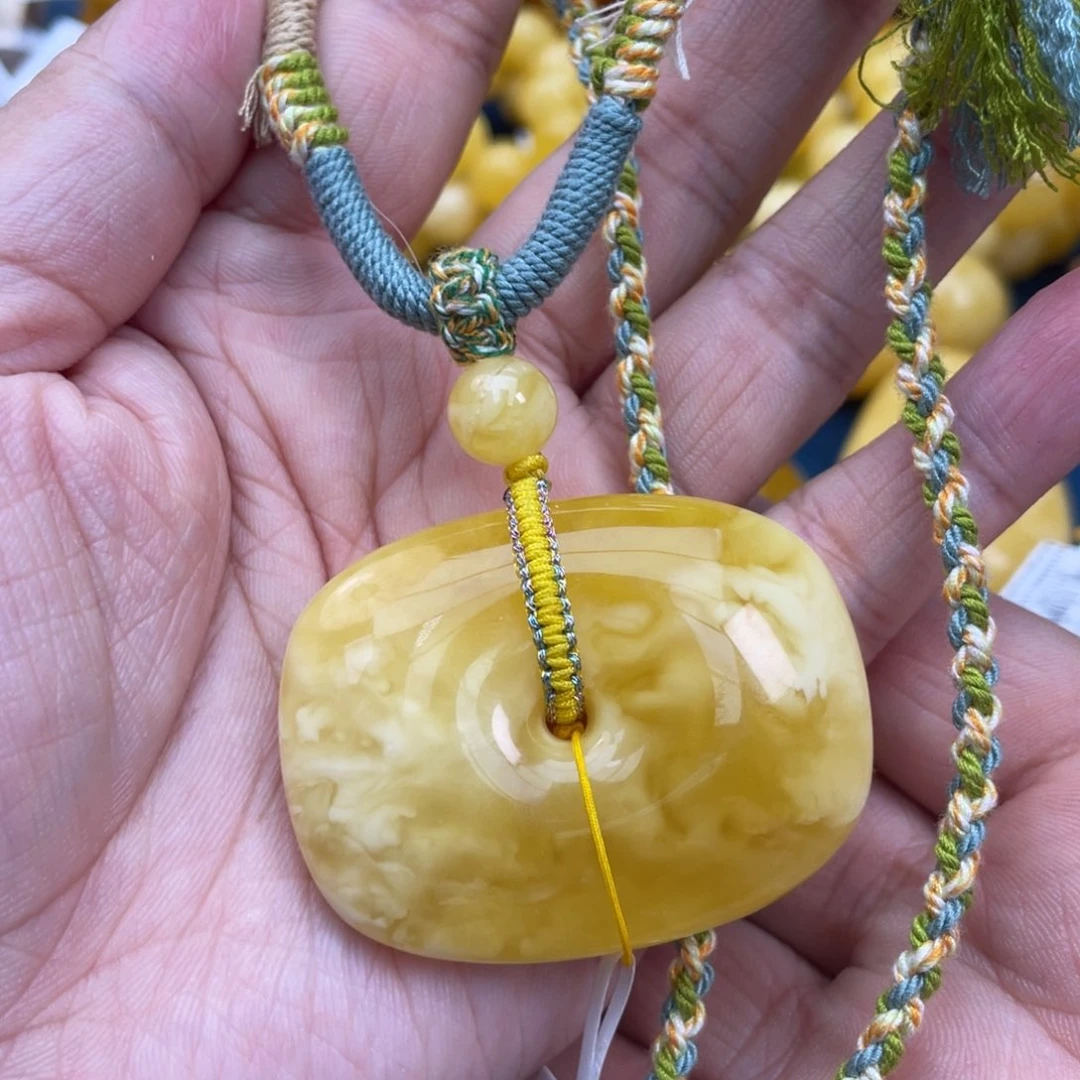 琥珀裸石未镶嵌琥珀蜜蜡