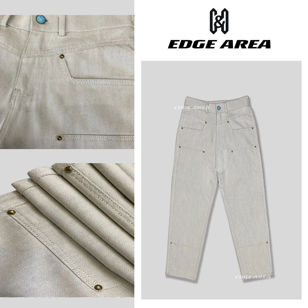 【CHY】早秋新款伐木莱赛尔天丝牛仔裤男士拼接直筒裤711