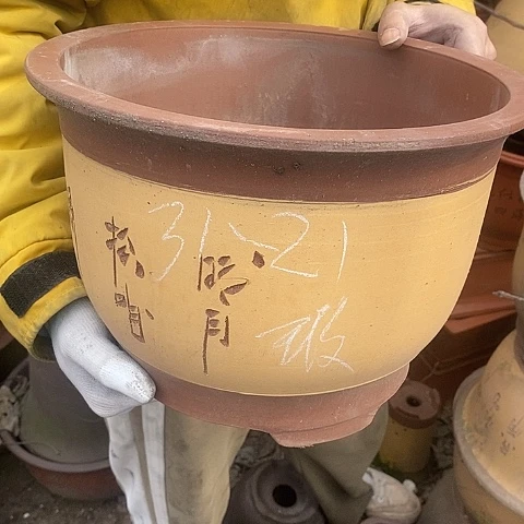 紫砂中国宜兴紫砂花盆，，