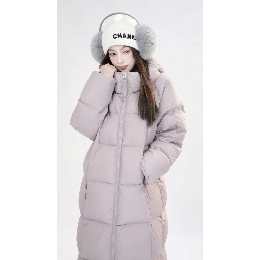 欣儿优选●瓦尔登湖D4YRF8599A羽绒服冬季时尚休闲宽松保暖中长款