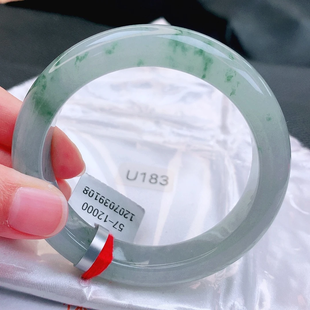 翡翠未镶嵌手镯缅甸天然a货翡翠手镯