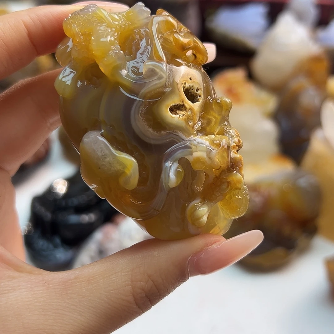 玛瑙/玉髓未镶嵌项链
